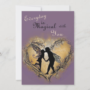 Cartes Pour Fêtes Annuelles Chaque Jour Est Magique Avec Vous Fée Valentines
