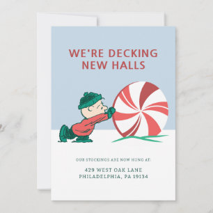 Cartes Pour Fêtes Annuelles Charlie Brown Entrez dans la saison des fêtes