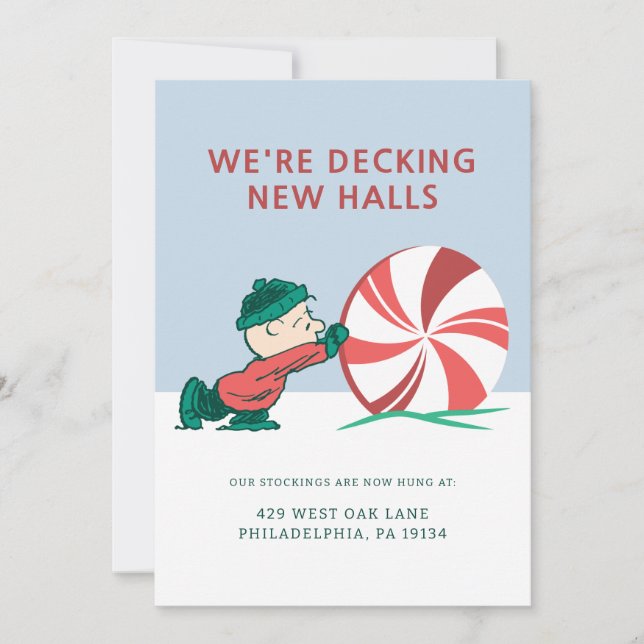 Cartes Pour Fêtes Annuelles Charlie Brown | Retour à la saison des fêtes (Devant)