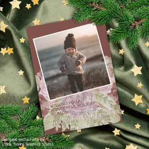 Cartes Pour Fêtes Annuelles Charmant Colorful Classic Floral Joyeuses Fêtes