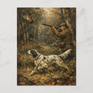 Cartes Pour Fêtes Annuelles Chasse à la bécasse 