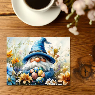 Cartes Pour Fêtes Annuelles Chasse aux œufs de Pâques Gnome