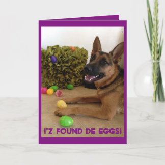 Cartes Pour Fêtes Annuelles Chasseur d'oeufs