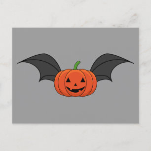 Cartes Pour Fêtes Annuelles Chat Citrouille d'Halloween