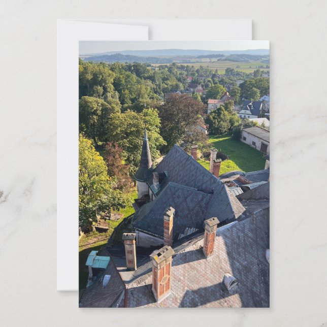 Cartes Pour Fêtes Annuelles Château abandonné (Devant)