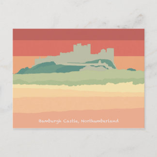 Cartes Pour Fêtes Annuelles Château de Bamburgh, Northumberland