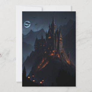 Cartes Pour Fêtes Annuelles Château de Dracula