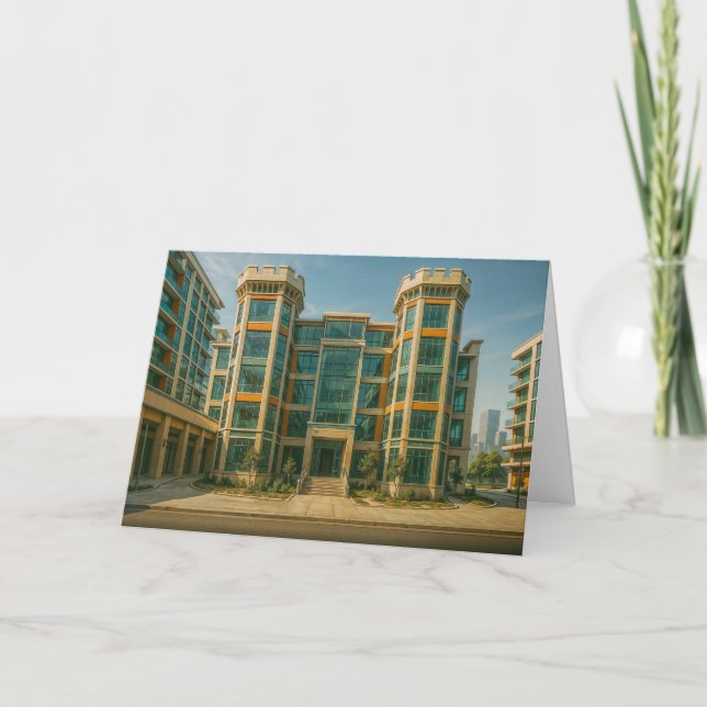 Cartes Pour Fêtes Annuelles Château de la Citadelle de Cristal (Devant)