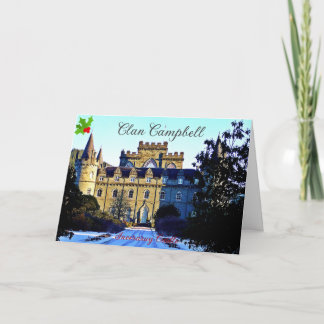Cartes Pour Fêtes Annuelles Château d'Inveraray Clan Écossais Campbell