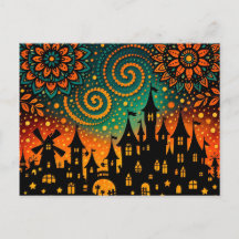 Château Silhouette Nuit Mystique