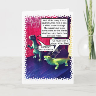 Cartes Pour Fêtes Annuelles Chatons à ailes et des vacances heureuses