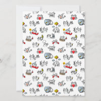 Chats amusants, lait et magie.