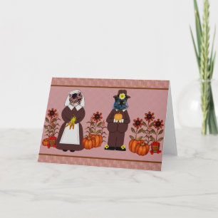 Cartes Pour Fêtes Annuelles Chats d'action de grâce