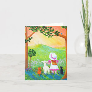 Cartes Pour Fêtes Annuelles Chats de Pâques chrétiennes Croix Créationarts