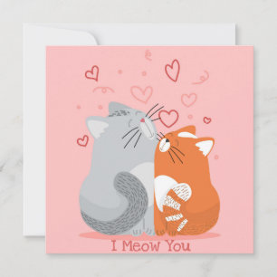 Cartes Pour Fêtes Annuelles Chats mignons