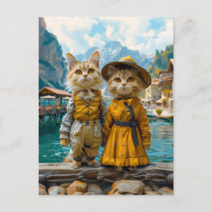 Cartes Pour Fêtes Annuelles Chats par Swiss Lakeside Village