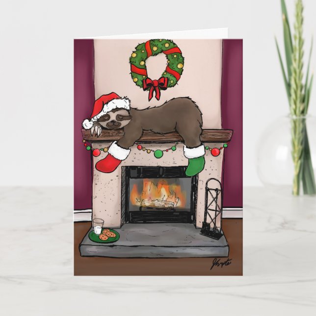 Cartes Pour Fêtes Annuelles Chaud et confortable (Devant)