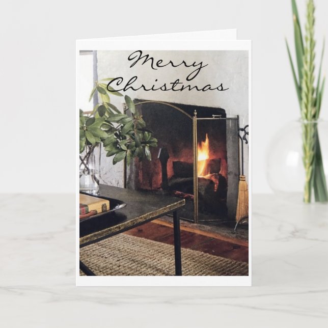 CARTES POUR FÊTES ANNUELLES ***CHAUD ET DOUX*** VŒUX DE NOËL (Devant)
