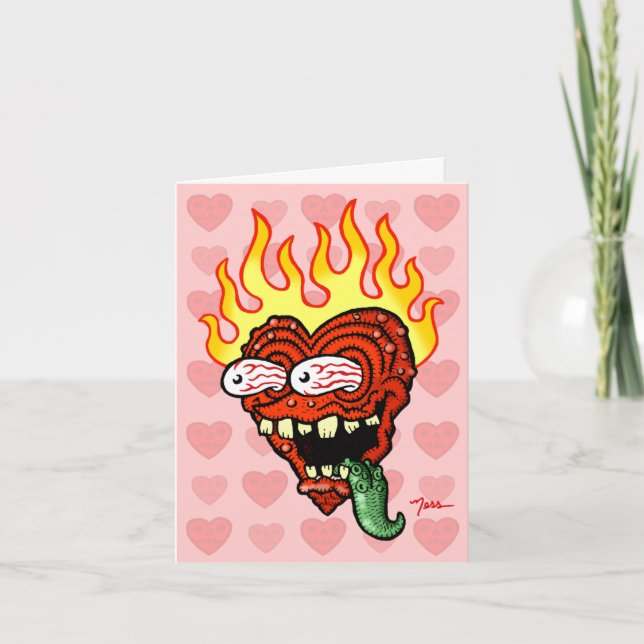 Cartes Pour Fêtes Annuelles Chaud Pour Vous ! (Devant)