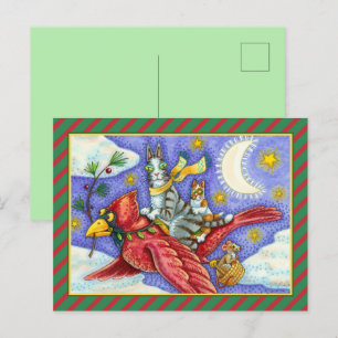 CARTES POUR FÊTES ANNUELLES CHAUSSURES FUNNY N'FITZ, CARDINATEUR GÉANT DE NOËL