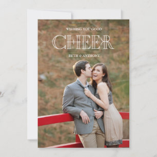Cartes Pour Fêtes Annuelles CHEER Holiday Photo