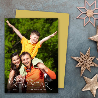 Cartes Pour Fêtes Annuelles Cheers to the New Year Photo
