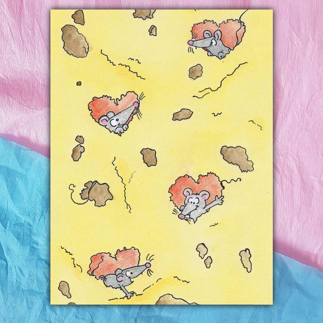 Cartes Pour Fêtes Annuelles Cheesy Hearts Saint Valentin (Créateur téléchargé)