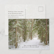 Chemin minimaliste de la forêt hivernale, Nouvel A