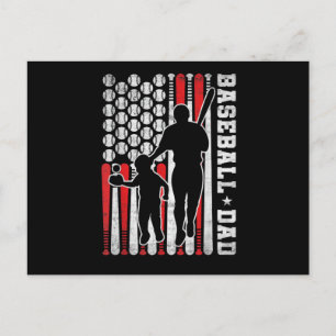 Cartes Pour Fêtes Annuelles Chemise de baseball pour papa d'homme entraîneur d