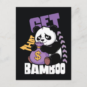 Cartes Pour Fêtes Annuelles Chemise de conception de panda drôle pour les amat