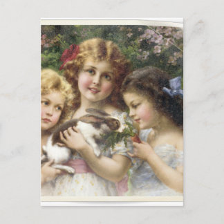 Cartes Pour Fêtes Annuelles Chemise de Pâques Vintage Cecily Printemps