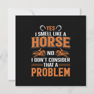 Cartes Pour Fêtes Annuelles Cheval Art Oui Je Sens Comme Un Cheval