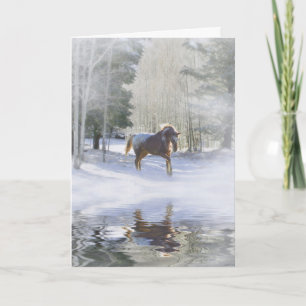 Cartes Pour Fêtes Annuelles Cheval Joyeuses Fêtes de Noël