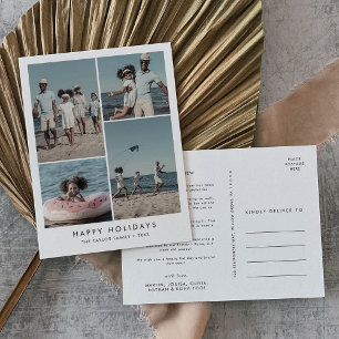 Cartes Pour Fêtes Annuelles Chic Joyeux Vacances Année En Examen 4 Photo