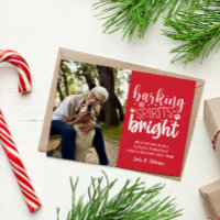 CHIEN BARRE ESPRIT BRIGHT PET ROUGE NOËL