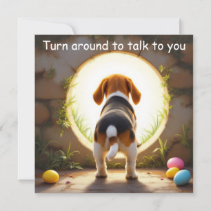 Cartes Pour Fêtes Annuelles Chien beagle - Pâques