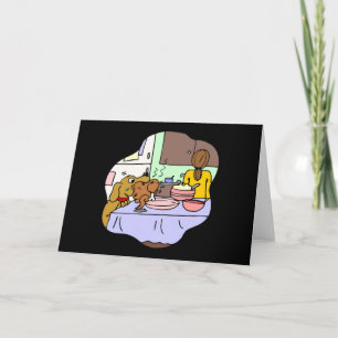 Cartes Pour Fêtes Annuelles Chien coquin