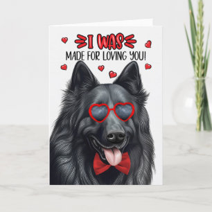 Cartes Pour Fêtes Annuelles Chien de mouton belge fait pour vous aimer Valenti