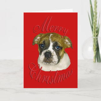 Cartes Pour Fêtes Annuelles Chien de Noël