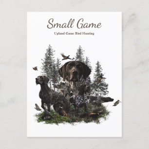Cartes Pour Fêtes Annuelles Chien d'oiseaux, Jeu de l'Upland Chasse aux oiseau