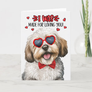 Cartes Pour Fêtes Annuelles Chien Havanais fait pour vous aimer Valentine