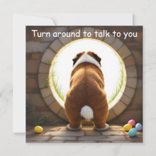 Cartes Pour Fêtes Annuelles Chien Saint Bernard - Pâques