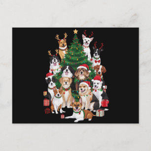 Cartes Pour Fêtes Annuelles Chiens de Noël Amateur de Chien Fête Maman de Chie