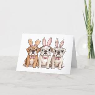 Cartes Pour Fêtes Annuelles Chiens de Pâques