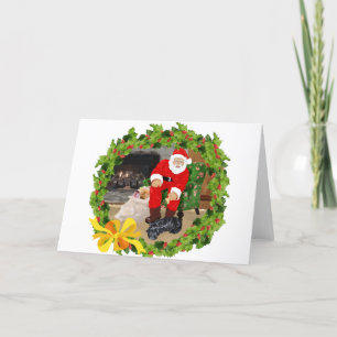Cartes Pour Fêtes Annuelles Chiens Scottie à Noël