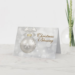 Cartes Pour Fêtes Annuelles Chiffres de bénédiction de Noël 6:24-26 Verse de l