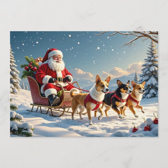 Cartes Pour Fêtes Annuelles Chihuahua Christmas Card (Devant)
