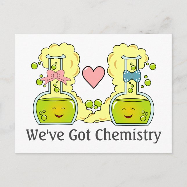 Cartes Pour Fêtes Annuelles Chimiste Pun Nous avons des béchers de chimie (Devant)