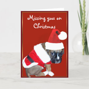 Cartes Pour Fêtes Annuelles Chiot de Noël