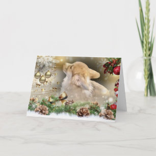 Cartes Pour Fêtes Annuelles Chiot de Noël Corgi